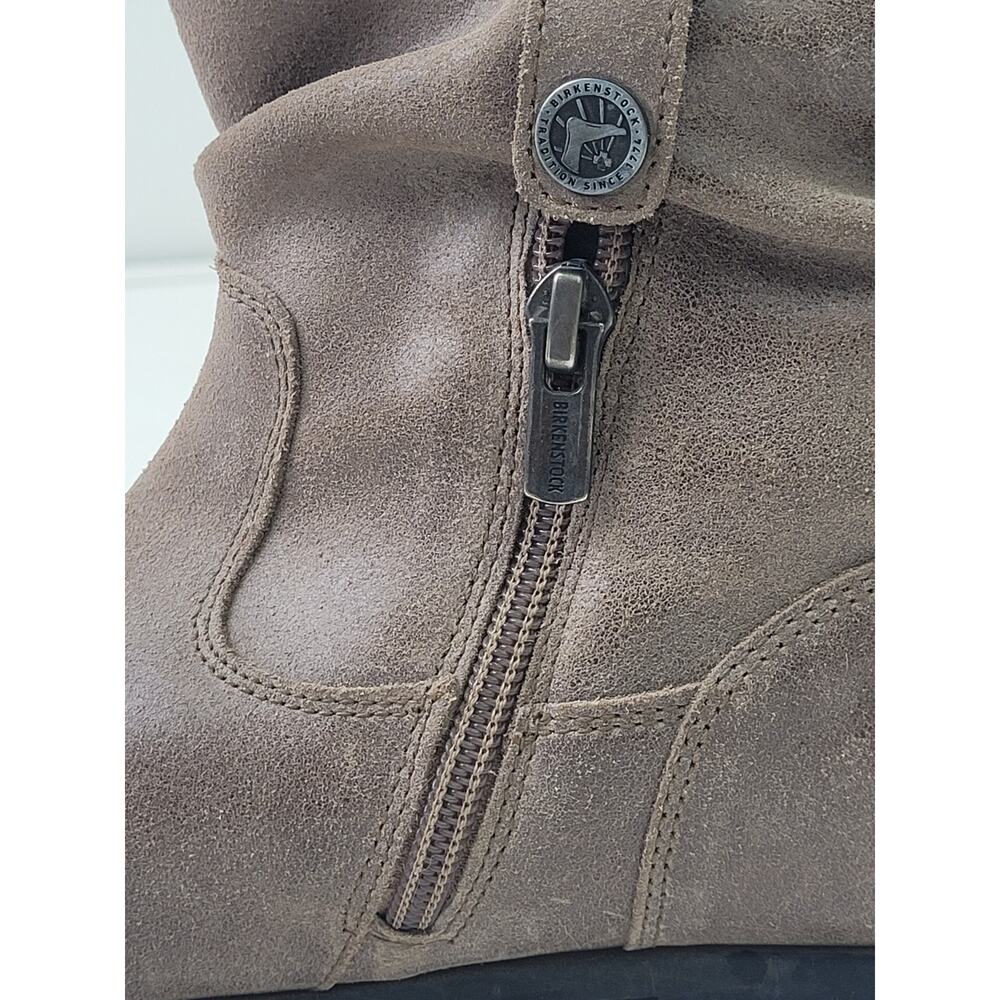 Birkenstock Boots Sarnia Slouch Waxed Suede Women's Sz 38 (7) - Picture 6 of 8